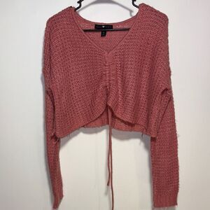 Derek Heart Dusty Rose Knit Top